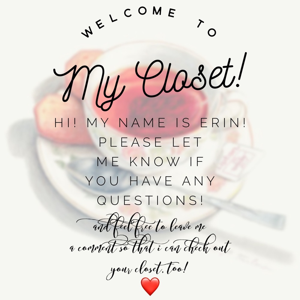 WELCOME TO MY CLOSET! ❤️